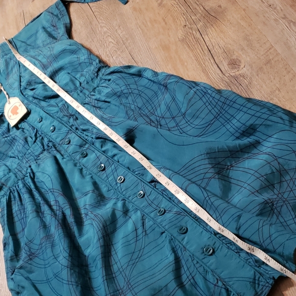 Tulle (Anthropologie) Teal Dress - Picture 4 of 7